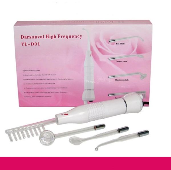 

new violet purple ray high frequency electrode darsonval treatment for facial skin spot remover hair growth 4 glasses tube5186000