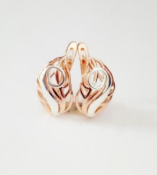 

vintage earring 585 gold color office style fashion 2021 trendy women drop dangle chandelier4125617, Silver