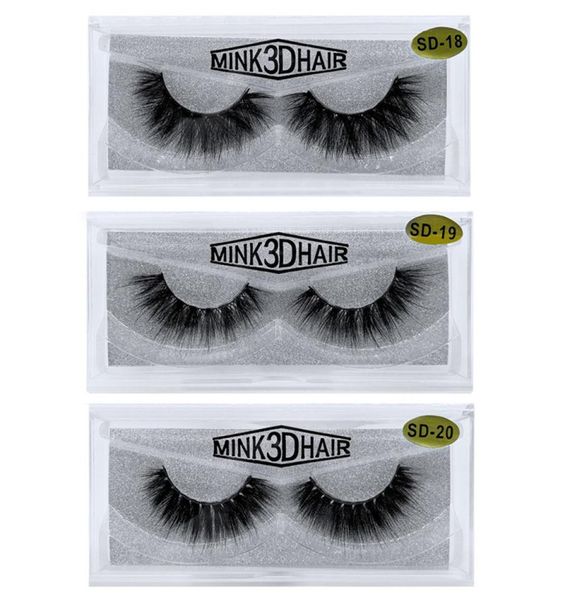 

1200pairs 20style 3d mink hair fake eyelash 100 thick real mink hair false eyelashes natural extension fake eyelashes false lashe5874302