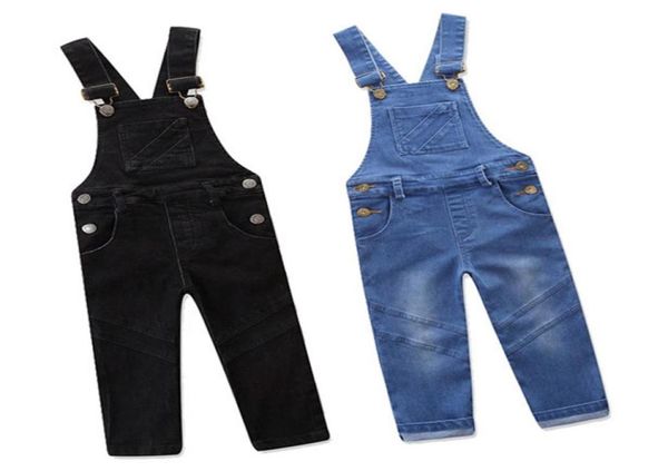 

online shopping kids denim overall boys and girls cargo pants suspender jumpsuit fashion kids jeans 181121024941879, Blue