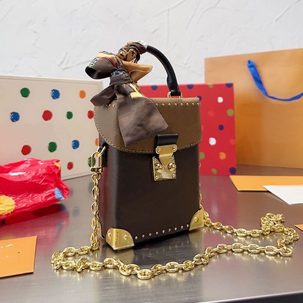 

camera box bag hard trunk handbag purse vertical tote bags genuine leather classic letter shoulder crossbody bags removable adjustable strap