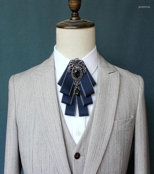 

bow ties men women neck collar shirt tie rhinestone crystal business wedding suit cravat christmas necktie uniform ribbon bowtie8637135, Black;gray