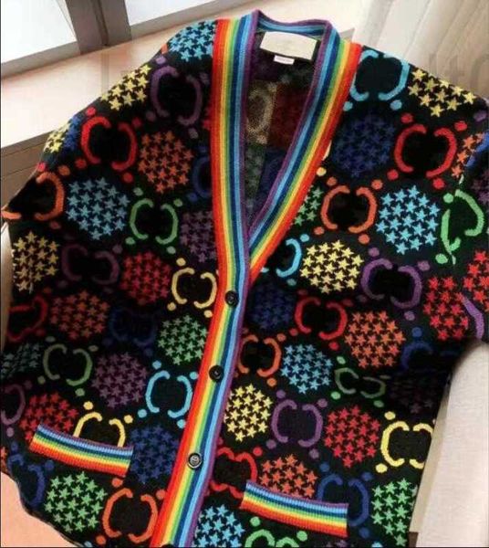 

women's sweaters designer fashion high-end women's sweater women comfortable and warm luxury g letter print cardigan button 75j4, White;black