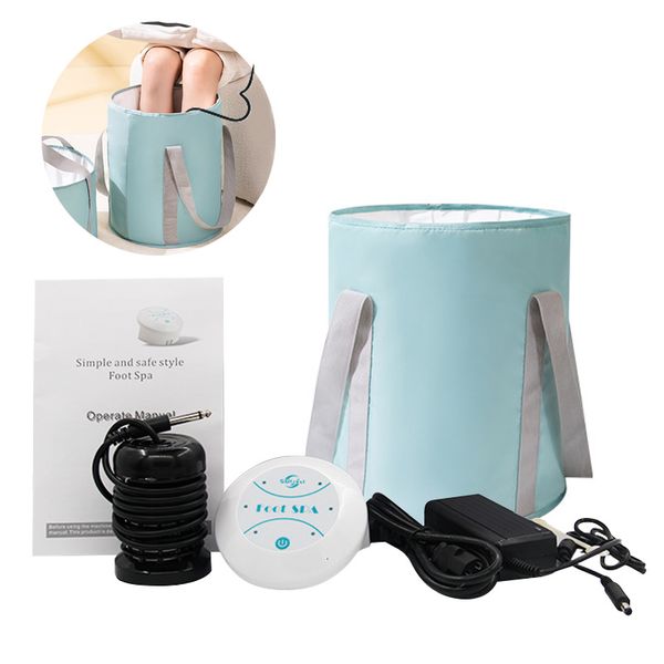 

foot care detox machine massager bath arrays aqua cell spa ion cleanse ionic footbath massage masajeador de pies health 230629