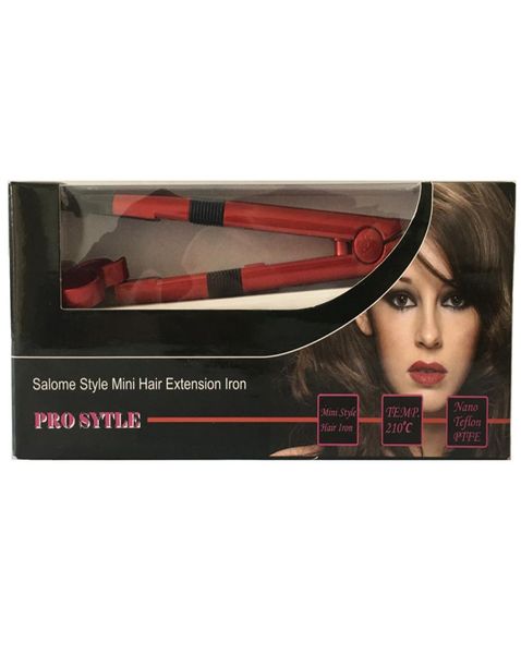 

1pc useuro plug salome temperature control iron heat keratin hair extensions s mini iron fusion connector3337354