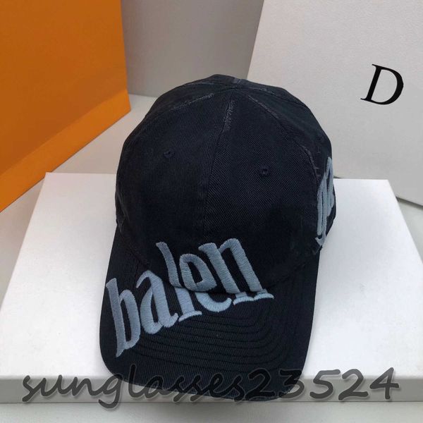 

fashion ball hat men's womenswear designer hat hip hop ball hat hat multi-colored alphabet embroidery three colors are available black, Blue;gray