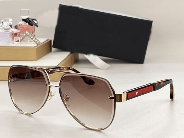 

double beam logo p sunglasses, male and female designers, tempered lenses, metal glasses, exquisite craftsmanship, sunglasses, White;black