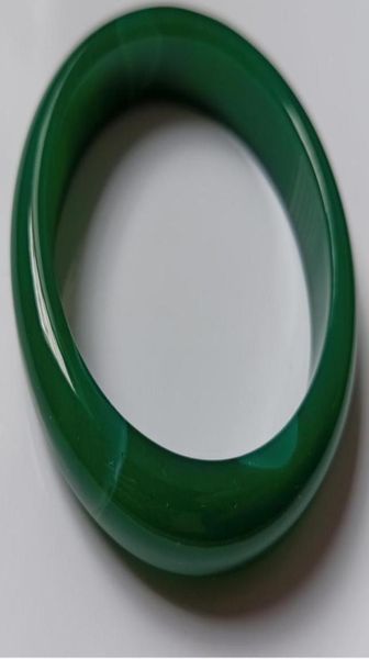 

5662mm natural green handmade jade bracelet0123456787804319, Black