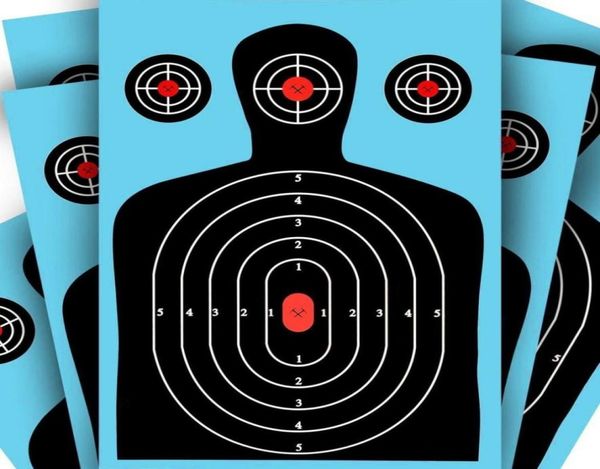 

target paper shooting targets 1218 inch silhouette poor splatter reactive paper targets fluorescent rifle pistol airsoft pellet g9501557