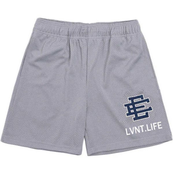 

luxury men's fashion ee shorts basic eric emanuel new york city skyline brand men women jog casual loose fitness sports beach pants mes, White;black