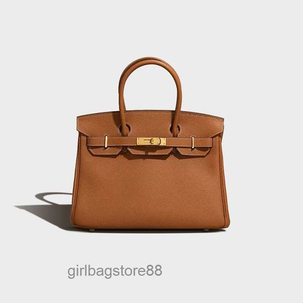 

designer lady 2023 bag bags birkins fashion layer cowhide leather women's one shoulder tote classic handheld straddle a36p