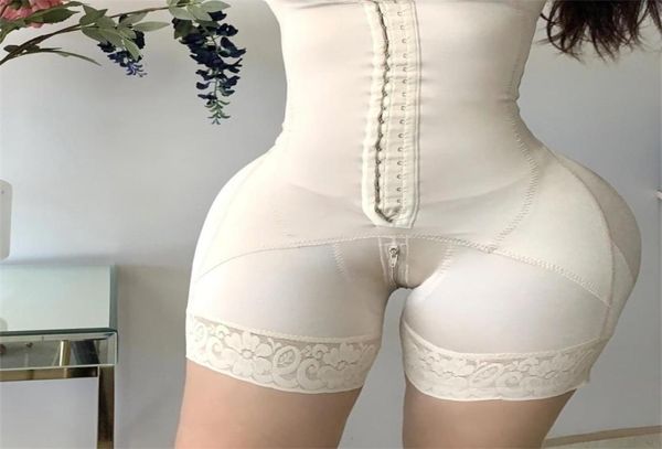 

waist tummy shaper shapewear for women control hip lifter fajas colombianas butt body front hooks 2209296056718