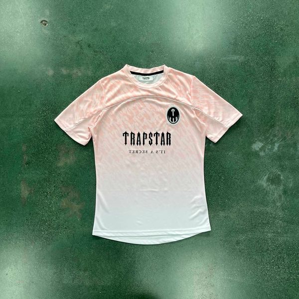 

new trapstar football t-shirt pink couple ice silk 23 jersey uk drill, White;black