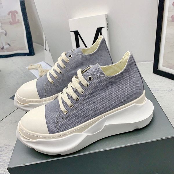 

casual plimsolls couples outdoor r owe breathable plimsolls luxury designer mens shoes casual sports womens shoes thick soles increase dark, Black
