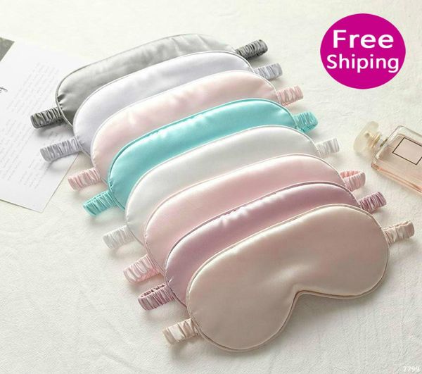

silk sleep masks rest shading eye mask padded shade cover eyepatch travel relax aid blindfolds eyemask sleeping mask 77999756476