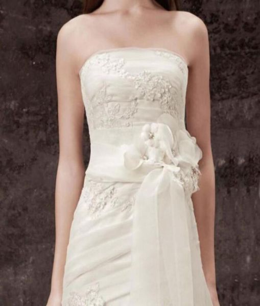 

bridal sash wedding sash belt handmade new charming flower lace fashion accessories bridesmaid wedding dresses matching6996364, White