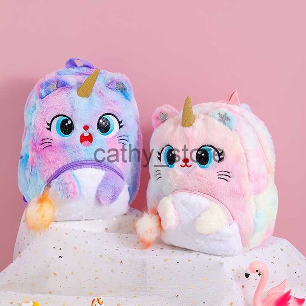 

backpacks lovely girls unicorn backpack soft cartoon kids schoolbag little girl kawaii book bag children's preschool bags kids giftx063