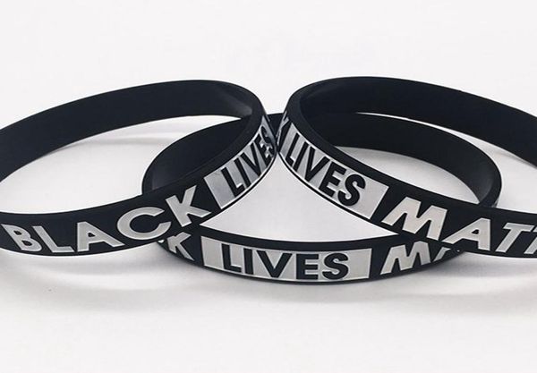 

black lives matter bracelet silicone rubber wristband wrist band sport bangle for men women gift ljjk21844530348, Red;brown