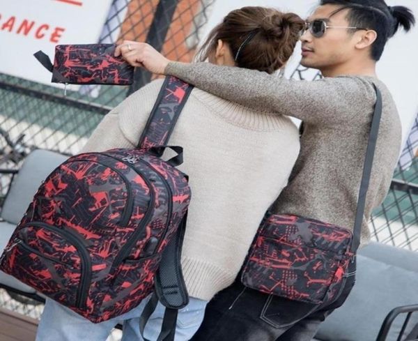 

out door outdoor bags camouflage travel backpack computer bag oxford brake chain middle school student bag many colors mix xsd2690561