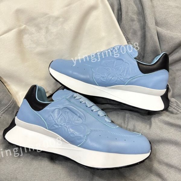 

2023 new luxury men women casual shoe canvas sneaker platform triple lace up canva fashion chaussure size 35-46 xinshidai230404, Black