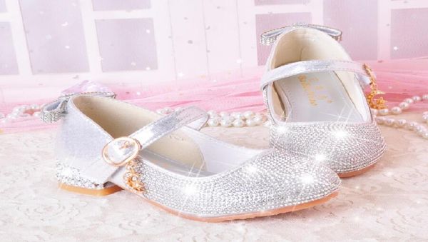 

lovely pink silver flower girls039 shoes kids039 shoes girl039s wedding shoes kids039 accessories size 2637 s3210167958183