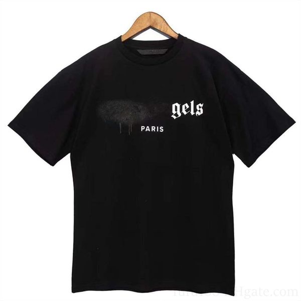 

luxury designer t shirt mens shirts for men tide sprayed streetwear letter printed tshirt cotton bear womens clothes t-shirt oversized tee c, White;black