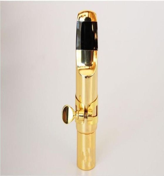 

professional tenor soprano alto saxophone metal mouthpiece gold lacquer mouthpiece sax mouthpiece 567893212171