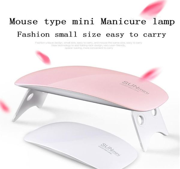 

manicure lamp mouse mini finger therapy led beads usb power bank4993784