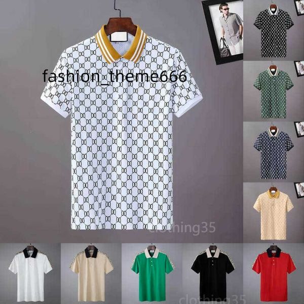 

men's t-shirts designer polo shirt mens polo men polo shirts luxury italy men clothes short sleeve fashion casual mens summer t shirt m, White;black