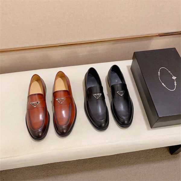 

9 style men shoes loafers pu leather solid color round toe flat heels fashion classic office professional comfortable slip on casual, Black