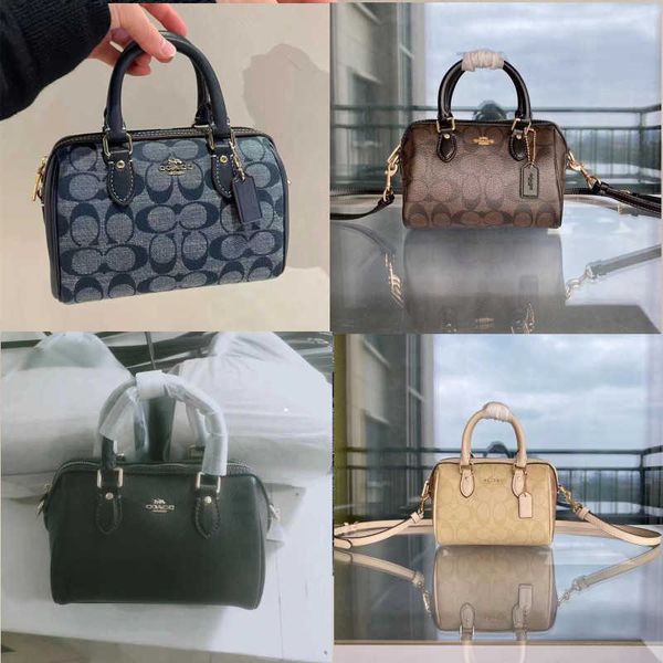 

new bag mini boston pillow bag old flower leather messenger bag fashion women bag