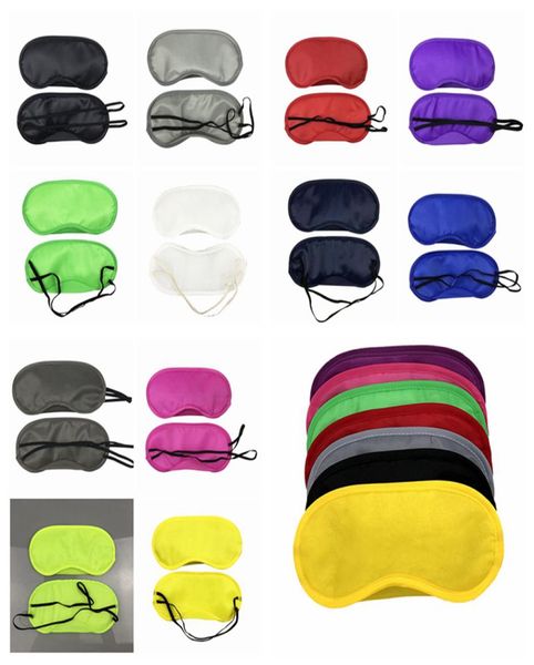 

black eye mask polyester sponge soft 4 layers shade nap cover blindfold blackout sleep eyeshade mask for sleeping travel rra24875694468
