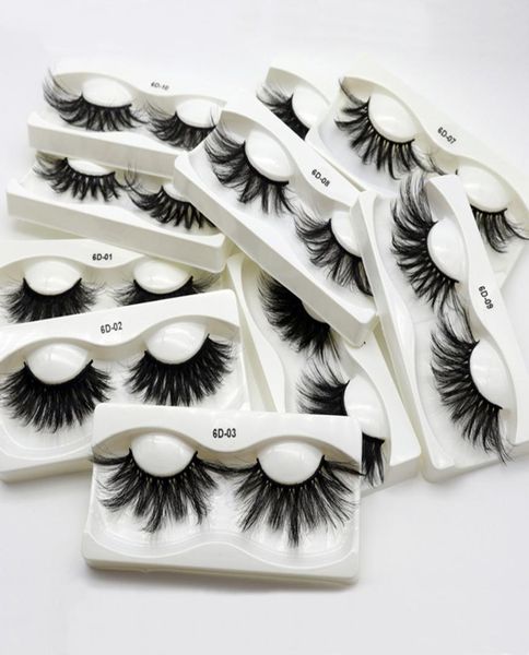 

factory 25mm 6d mink eyelashes whole false eyelashes fuzzy thick lashes 5d faux mink eyelash makeup dramatic eyelash ext7329007
