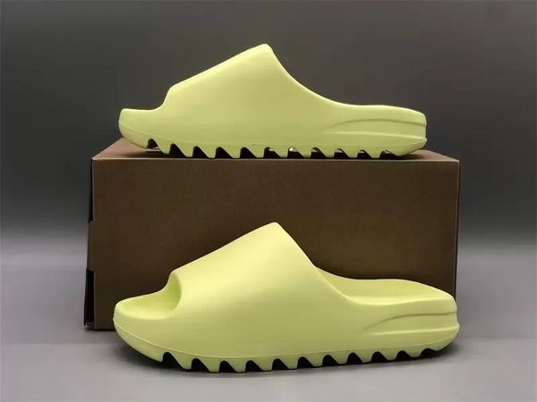 

designer shoes foam slide pure slippers indoor and outdoor men women runner comfortable sandals color glow green size available fast deliver, Black