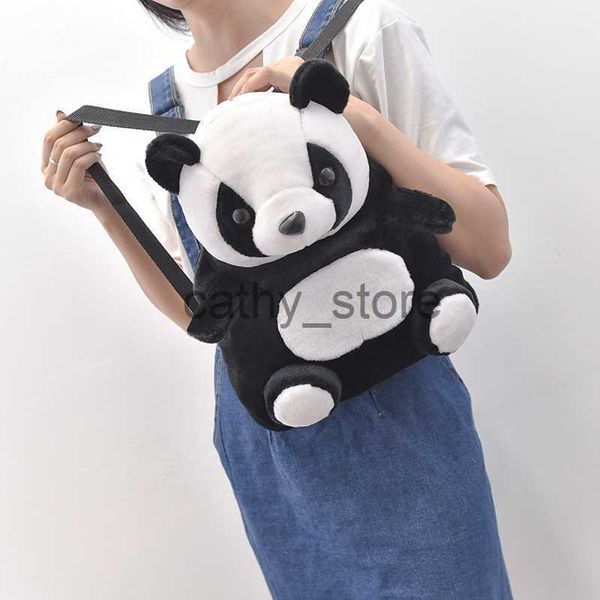 

backpacks new children bag cute plush panda backpack for kids girls adultsx0630