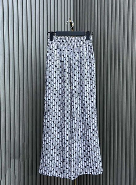 

stylish striped straight leg pant designer womens trousers vintage print elasticated fashion casual loose long pants 3 color designers pant, Black;white