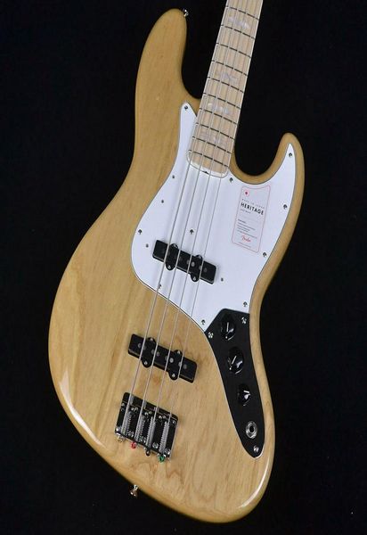 

heritage 70s jazz bass natural electric bass 5632 same of the pictures7075479