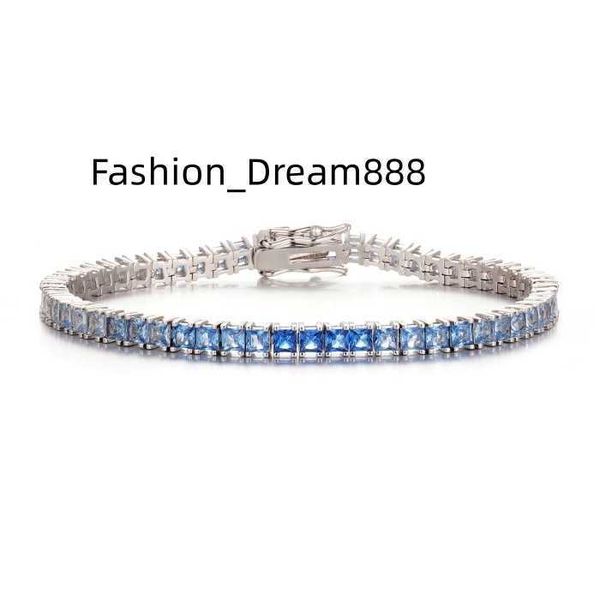 

3/4/5mm 925 sterling silver popular tennis bracelet moissanite tennis chain