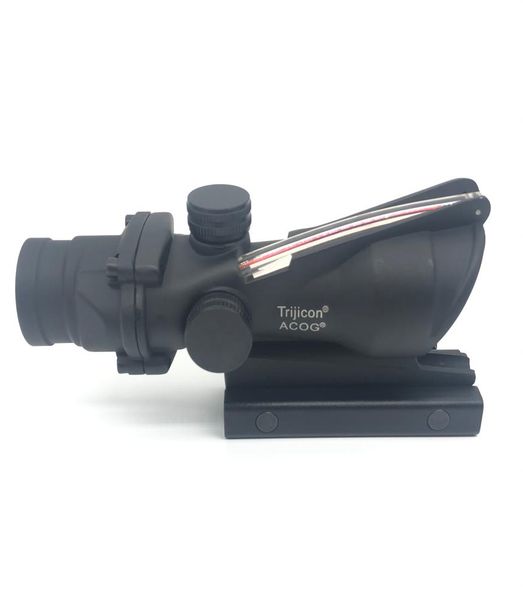 

acog style 4x32 real fiber red green illuminated scope0124245712