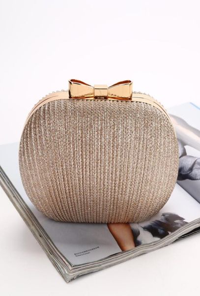 

gold silver bridal hand bags fashion style women evening formal party clutch crossbody bag for sparkle bags1265572, Black