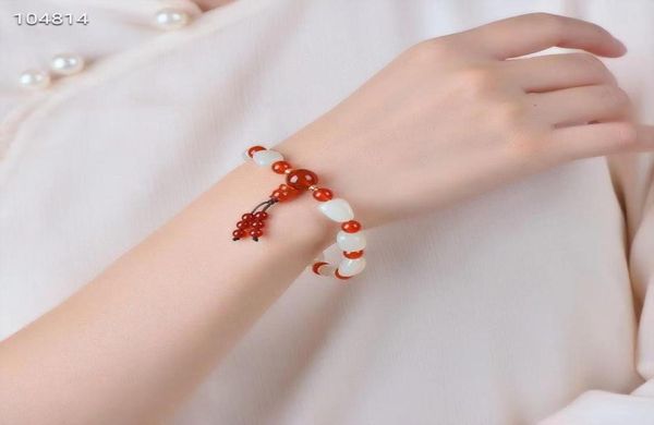 

an jade white moisturizing auspicious red exquisite bracelet9427476, Golden;silver