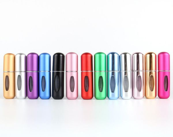 

5ml perfume bottle makeup spray self pump rechargeable aluminum mini parfum bottling4256037