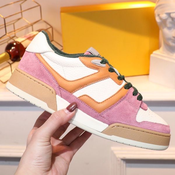 

designer sneakers oversized casual shoes white black leather luxury velvet suede womens espadrilles trainers man women flats lace up platfor