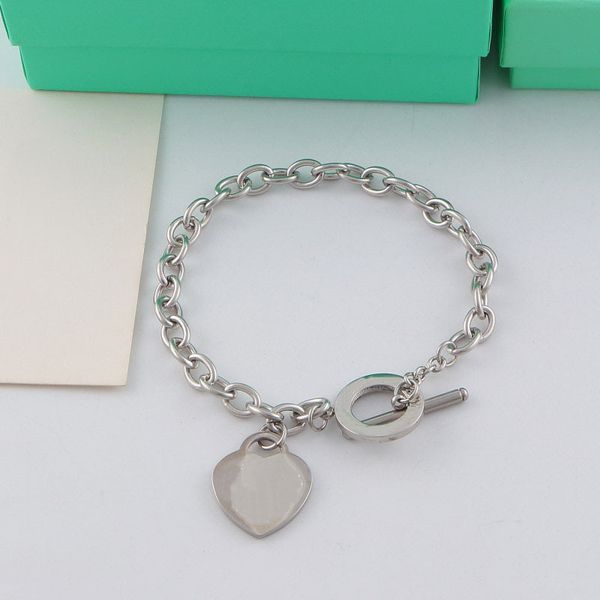 

t silver love bracelet designer bracelet for men and women fashion bracelet high end stainless steel bracelet travel holiday accessories jew, Black