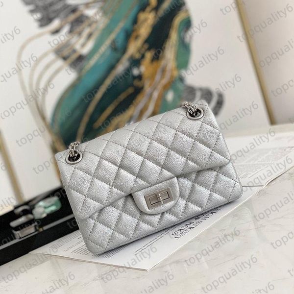 

cc 10a designer flap bag quality chain bag 20cm luxuries calfskin mini handbag