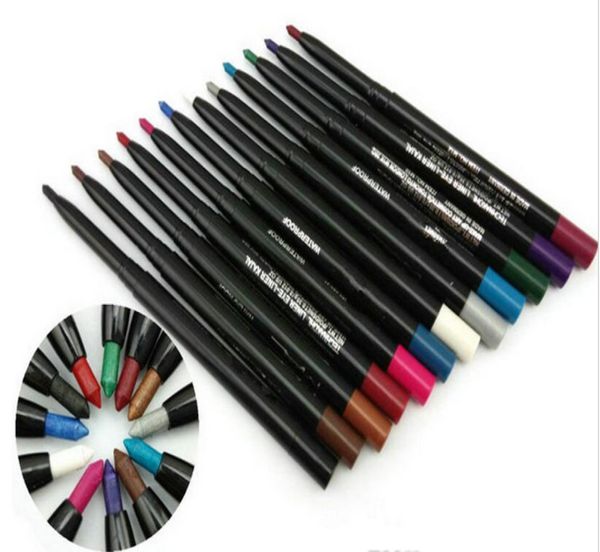 

selling new brand makeup rotary retractable waterproof eyeshadoweyeliner pencil12 colors mixed 12pcslot9221414