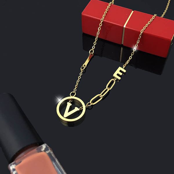 

designers love pendant necklace stainless steel jewelry for women gift, Silver