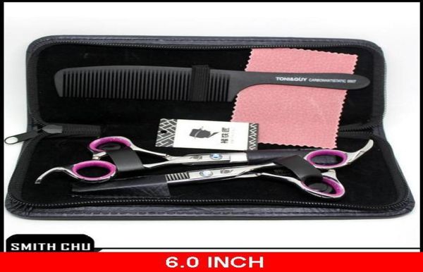 

hair scissors suit 6 inch cutting and thinning scissors antislip handle pink ring smith chu new3109847