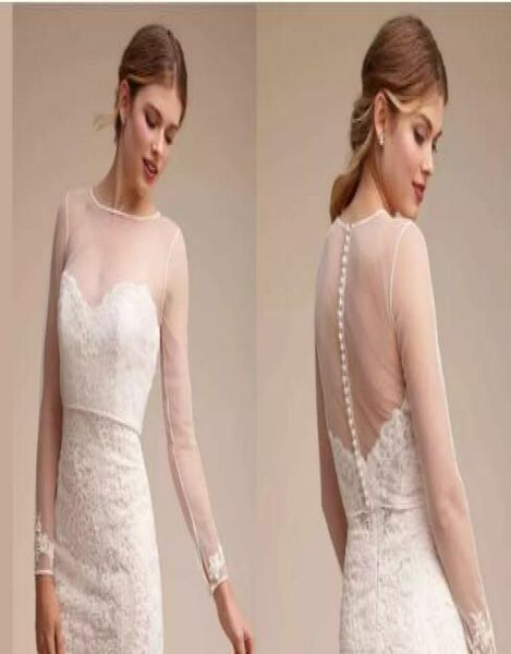

sheer wedding capes simple shawl for sweetheart wedding dresses elegant long sleeve bridal lace jackets white wedding accessories 8892072