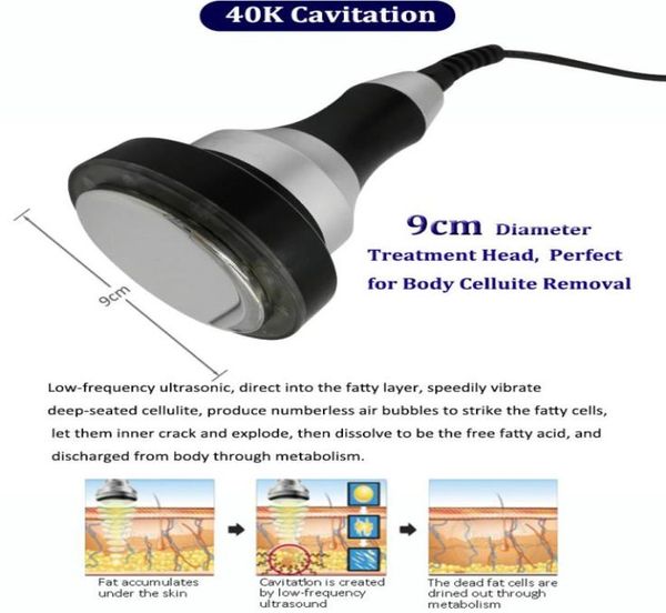 

40khz 80khz ultrasonic cavitation handle body contouring fat reduction lipo ultrasound cavitation handpiece vacuum rf handle3746724